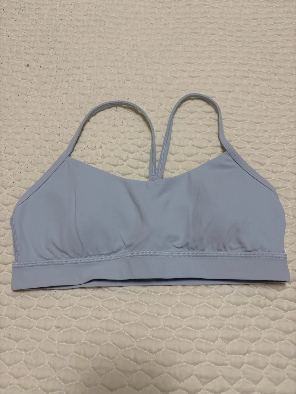 lululemon athletica Flow Y Bra Nulu in Starch Blue (Light Blue)